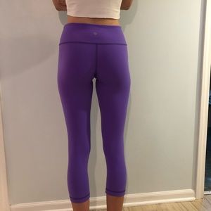 Lulu Lemon 7/8 cropped Wonder Under leggings